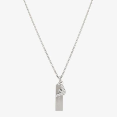 Emporio Armani Stainless Steel Dog Tag Necklace EGS3306040