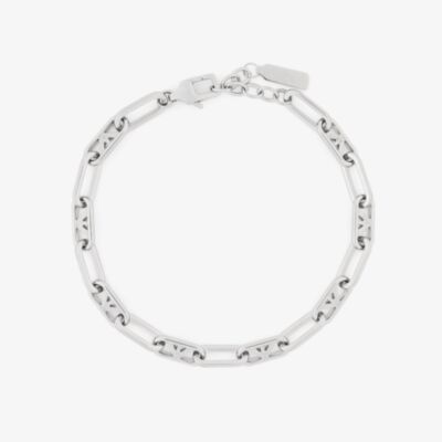 Emporio Armani Mens Stainless Steel Oval Link Bracelet EGS3249040