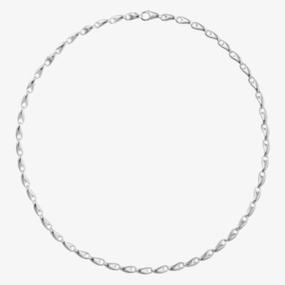 Georg Jensen Reflect Sterling Silver Slim Necklace 20001093
