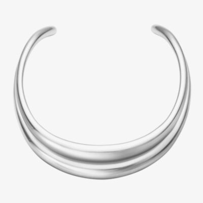 Georg Jensen Curve Sterling Silver Neck Ring 20000009000M