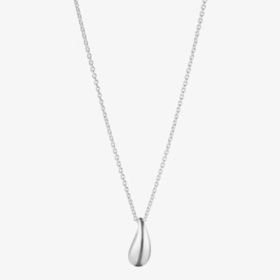 Georg Jensen Silver Reflect Small Pendant Necklace 20001299