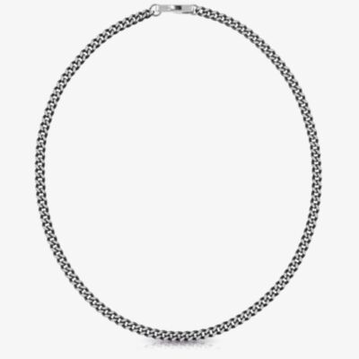 Guess Aiya Napa Black-Tone Chain Necklace UMN01381STBK