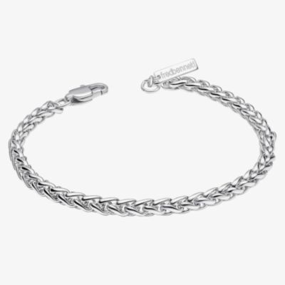 Fred Bennett Stainless Steel Smaller Fit 7 Inch Wheat Chain Bracelet B5646