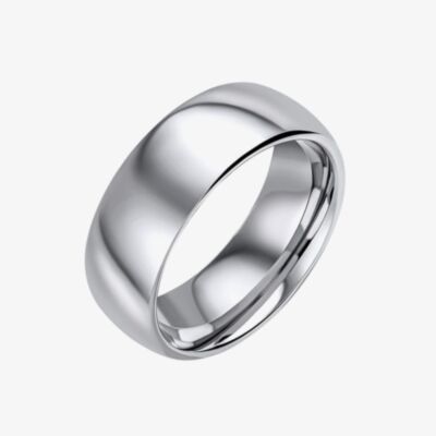 Fred Bennett Tungsten Plain Polished Ring R3889