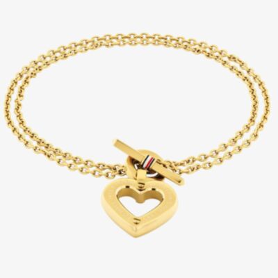Tommy Hilfiger Ladies Gold Heart Bracelet 2780970