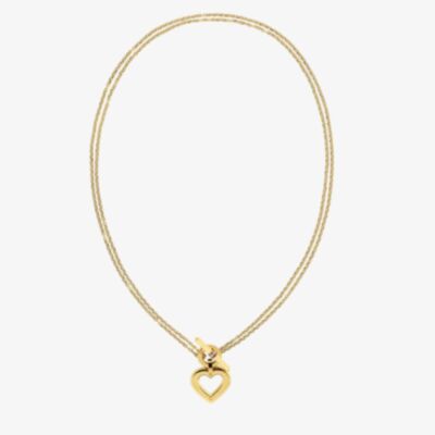 Tommy Hilfiger Ladies Gold Heart Necklace 2780968