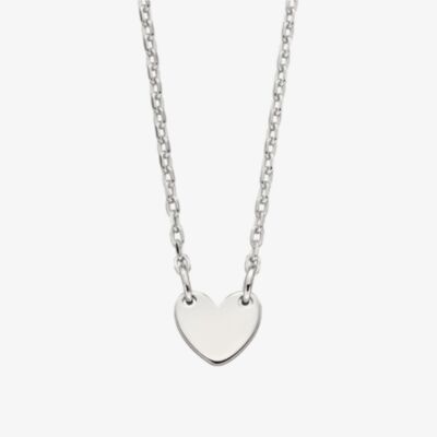 Little Star Girls Lexi Silver Heart Pendant Necklace LSN0178