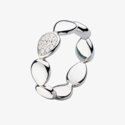 Kit Heath Coast Pebble Glisten Pave Ring Ring 10188CZ