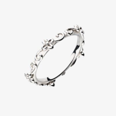 Kit Heath Blossom Flyte Honey Flower Narrow Band Ring 20330RP