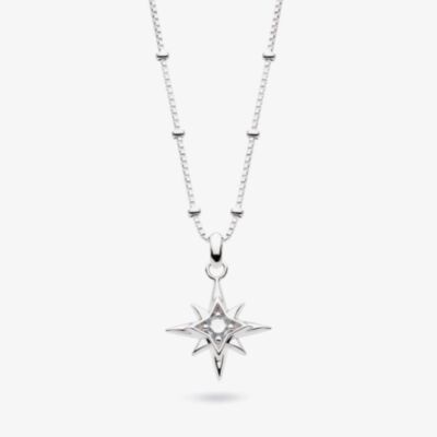 Kit Heath Silver Celeste Aurora April Birthstone Rock Crystal Pendant 90459RC