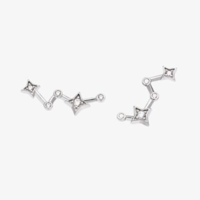 Kit Heath Céleste Constellation Mismatch Climber Stud Earrings 30471CZ