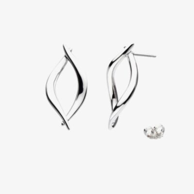 Kit Heath Entwine Twine Twist Link Stud Earrings 40228RP