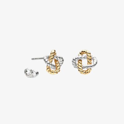Kit Heath Marina Rope Knot Golden Stud Earrings 41072GRP
