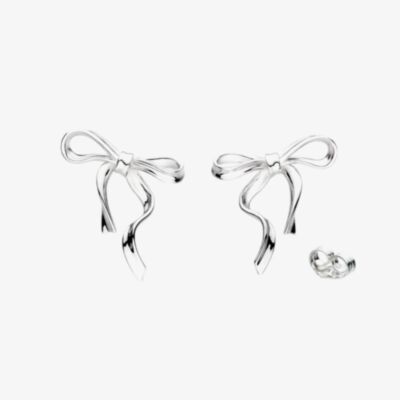Kit Heath Serenity Ribbon Bow Stud Earrings 41188RP
