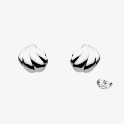 Kit Heath Océane Shell Echo Rounded Stud Earrings 41213RP