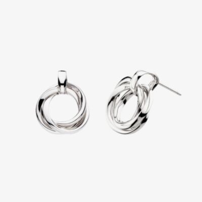 Kit Heath Bevel Trilogy Grande Stud Drop Earrings 6170RP
