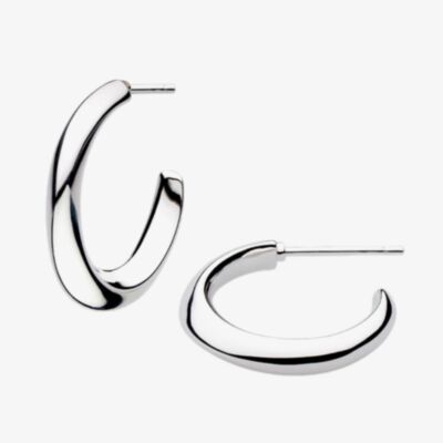 Kit Heath Bevel Cirque Midi 20mm Hoop Earrings 6190RP