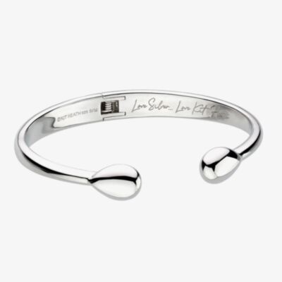 Kit Heath Coast Pebble Smooth Hinged Bangle 70152RPML