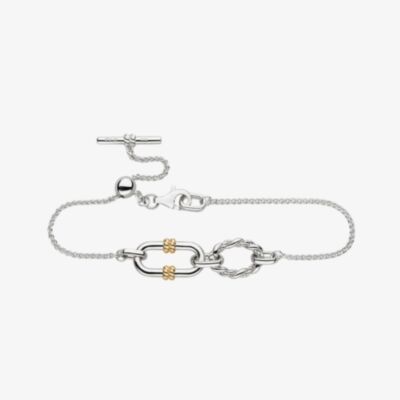 Kit Heath Marina Rope Link Duo Golden 7 Inch Slider Bracelet 71096GRP