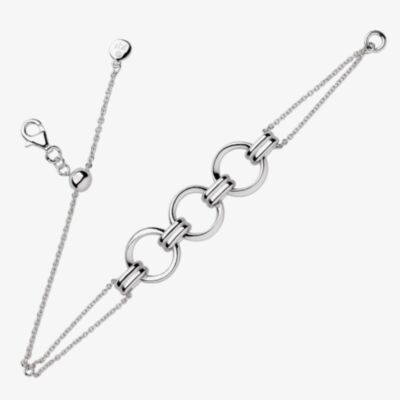 Kit Heath Bevel Unity Twin Chain 7 Inch Slider Bracelet 71173RP