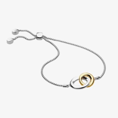 Kit Heath Bevel Cirque Link Golden Toggle Bracelet 7187GRP