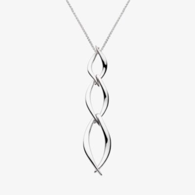 Kit Heath Entwine Twine Twist Trio Link 24 Inch Necklace 90229RP