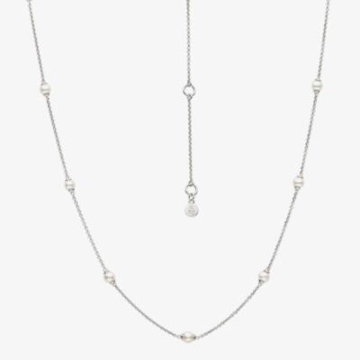 Kit Heath Revival Classic Pearl Round Pearl 18 Inch Station Necklace 90430FP