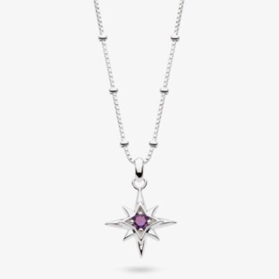 Kit Heath Céleste February Aurora Birthstone Amethyst Necklace 90459AM