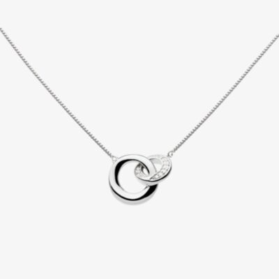 Kit Heath Bevel Cirque Link Pavé 17 Inch Necklace 9151CZ