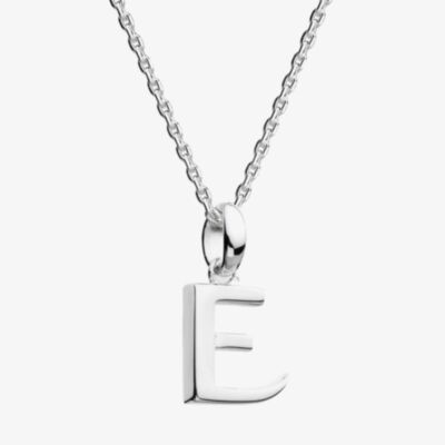 Kit Heath Signature Skript Capital E 18 Inch Necklace 9198RPE