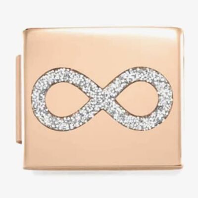 Nomination Glam Rose Glitter Infinity Charm  230203/05