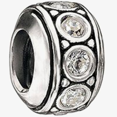 Chamilia Wheel April Clear Crystal Bead I-52