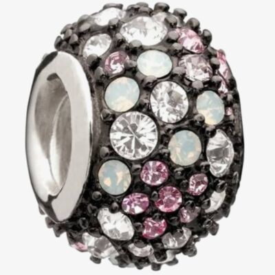 Chamilia Jewelled Pink Black Crystal 2025-0753
