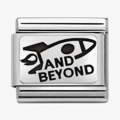 Nomination CLASSIC Silvershine And Beyond Rocket Ship Charm 330109/25