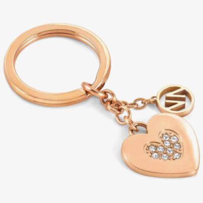 Nomination Rose Gold Tone Heart Keyring 131703/005