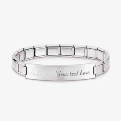 Nomination Trendsetter Mens Smooth Bracelet 021106/004
