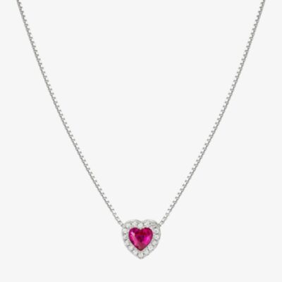 Nomination All My Love Sterling Silver Red Heart Necklace 240302/006