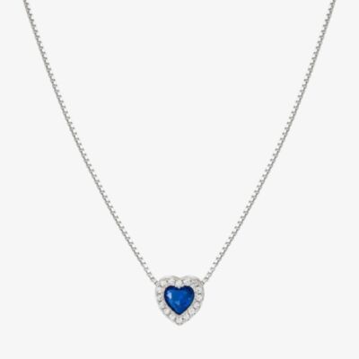 Nomination All My Love Sterling Silver Blue Heart Necklace 240302/012