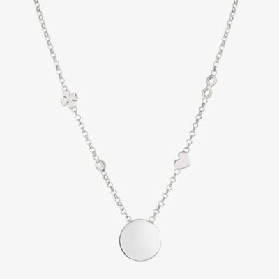 Nomination Messaggi D'Amore Engravable Round Disc Mixed Symbols Necklace 241211/016