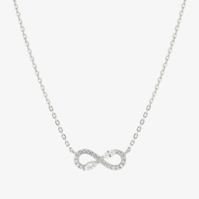 Nomination Shine Me Up Silver Cubic Zirconia Infinity Necklace 241902/010
