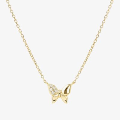 Nomination Petit Sparkle Gold Butterfly Necklace 242303/042