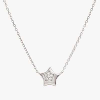 Nomination Petit Sparkle Silver Star Necklace 242303/007