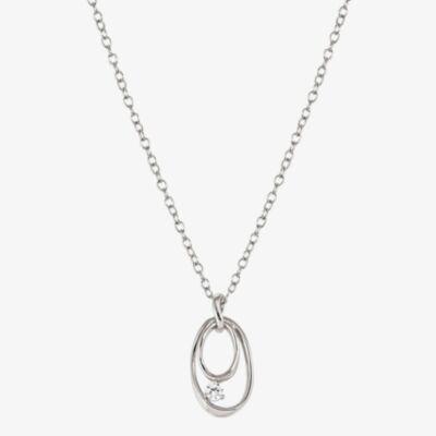 Nomination My Rebel Art Silver Double Oval Pendant Necklace 242806/053