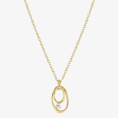 Nomination My Rebel Art Gold Tone Double Oval Pendant Necklace 242806/055