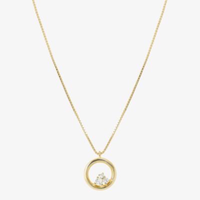 Nomination Dream Beats Gold Tone Circle Pendant Necklace 242602/044