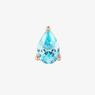 Nomination Colour Wave Blue Pear Shaped Single Stud Earring 149804/026 01