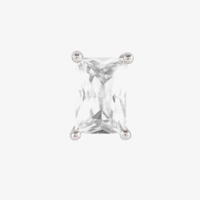 Nomination Colour Wave White Rectangular Shaped Single Stud Earring 149804/008 05