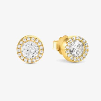 Nomination Seidivina Gold Plated Cubic Zirconia Cluster Studs Earrings 241404/012