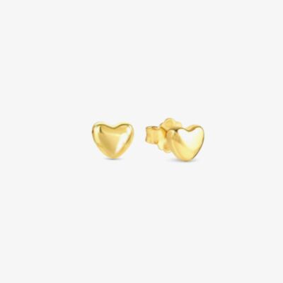 Nomination Armonica Gold Plated Heart Stud Earrings 241307/006