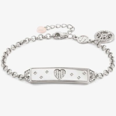 Nomination Talismani Silver & Cubic Zirconia Love Bracelet 149504/021